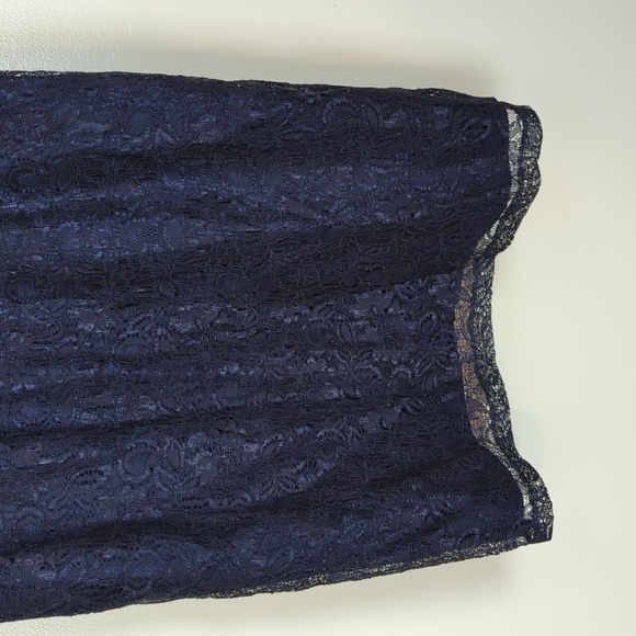 Adrianna Papell Lace Peplum Sheath Dress - Picture 4 of 13